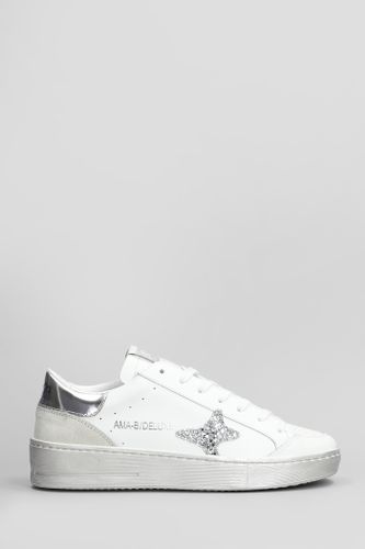 AMA-BRAND Sneakers In White Leather - AMA-BRAND - Modalova