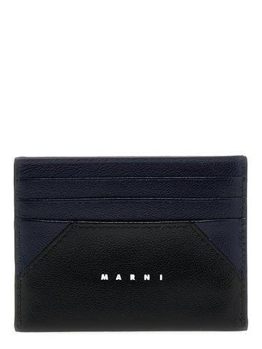 Marni Logo Leather Card Holder - Marni - Modalova