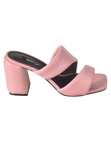 Padded Strap Block Heel Mules - Sergio Rossi - Modalova