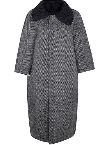 Df Coat With Detachable Wool Collar - Sofie d'Hoore - Modalova