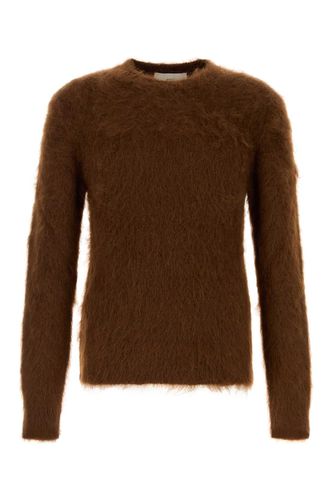 Brown Stretch Mohair Blend Sweater - Ami Alexandre Mattiussi - Modalova