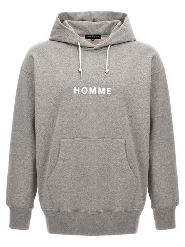 Logo Print Hoodie - Comme des Garçons Homme - Modalova