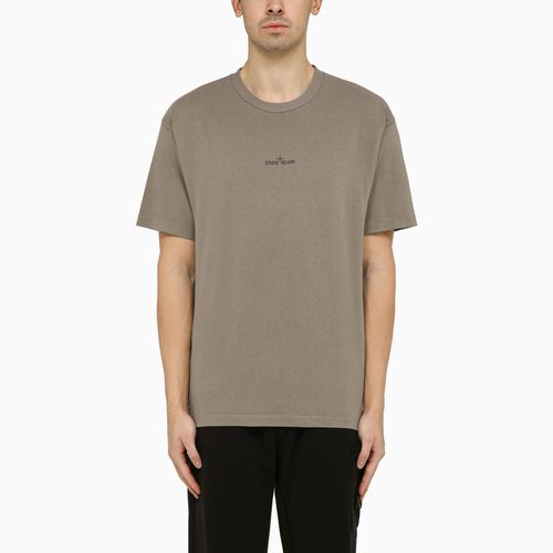 T-shirt With Logo Print - Stone Island - Modalova