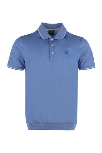 Short Sleeve Cotton Polo Shirt - Paul & Shark - Modalova
