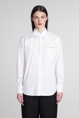 Marni Shirt In White Cotton - Marni - Modalova