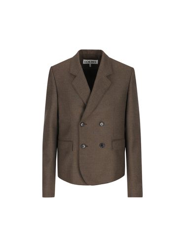 Double Breasted Tailored Blazer - Loewe - Modalova