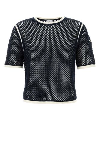 Navy Blue Crochet Wales Bonner X Adidas T-shirt - Adidas Originals by Wales Bonner - Modalova