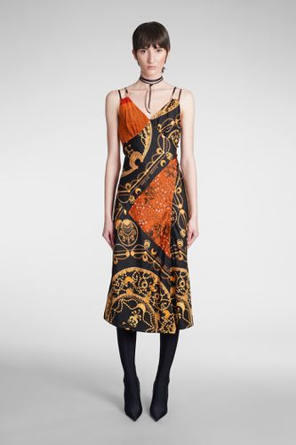 Marine Serre Dress In Black Silk - Marine Serre - Modalova