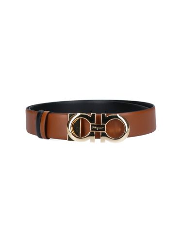 Ferragamo gancini Reversible Belt - Ferragamo - Modalova