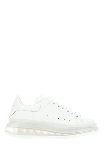 White Leather Sneakers - Alexander McQueen - Modalova