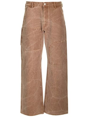 Distress Detailed Wide-leg Pants - Acne Studios - Modalova