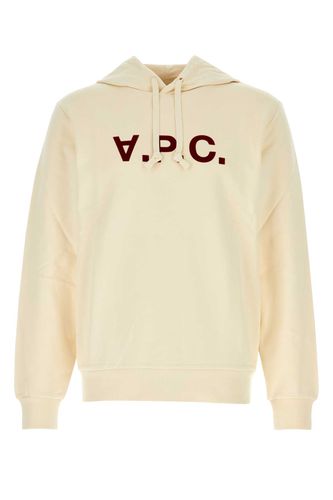 A. P.C. Ivory Cotton Sweatshirt - A.P.C. - Modalova