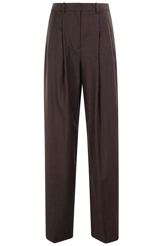 Theory Dbl Pleat Straight-leg Pants - Theory - Modalova