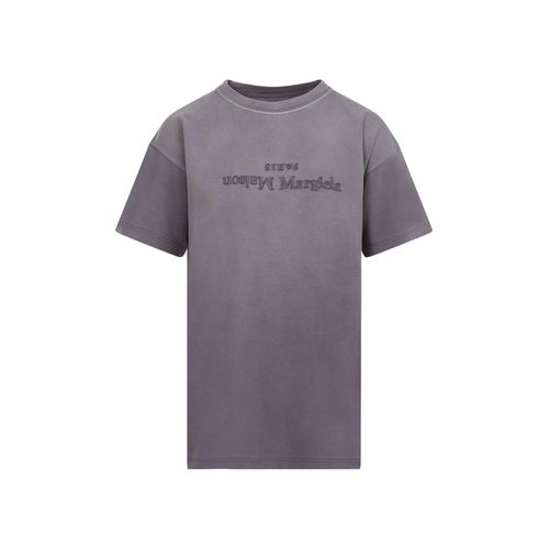 Reverse Logo-printed Crewneck T-shirt - Maison Margiela - Modalova