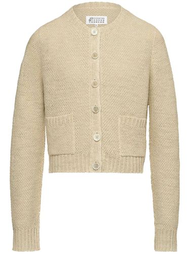 Hemp Basket Weave Knit Cardigan - Maison Margiela - Modalova