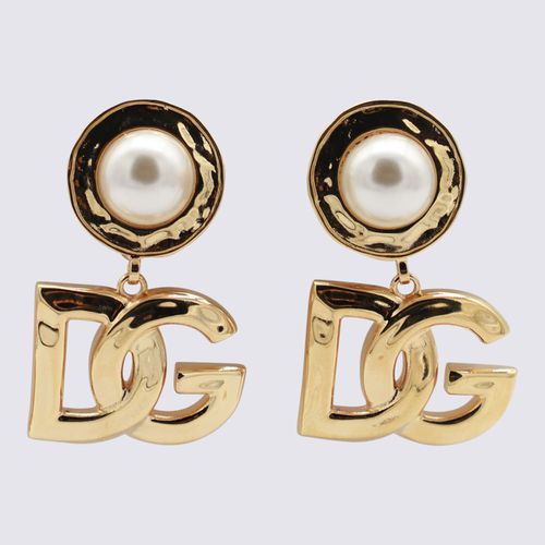 Tone Metal Earrings - Dolce & Gabbana - Modalova