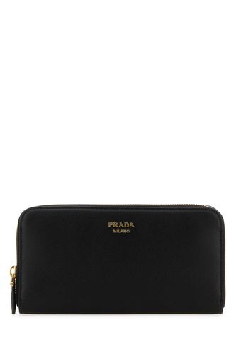 Prada Black Leather Wallet - Prada - Modalova