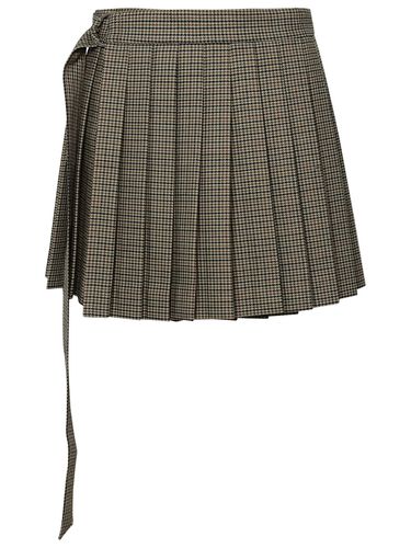 Kilt Wool Miniskirt - Ami Alexandre Mattiussi - Modalova