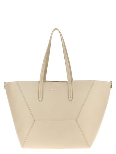 Leather Shopping Bag - Brunello Cucinelli - Modalova