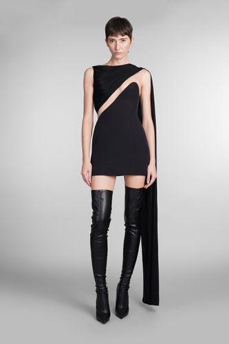 David Koma Dress In Black Polyester - David Koma - Modalova