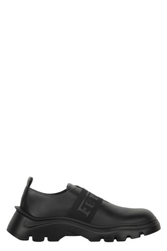 Ferrari Leather Lace-up Derby Shoes - Ferrari - Modalova