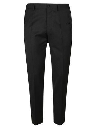 Buttoned Side Pockets Regular Trousers - Dolce & Gabbana - Modalova