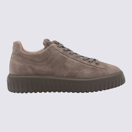 Hogan Beige Leather Sneakers - Hogan - Modalova