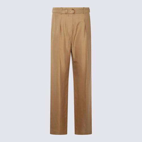 Loro Piana Beige Silk Pants - Loro Piana - Modalova