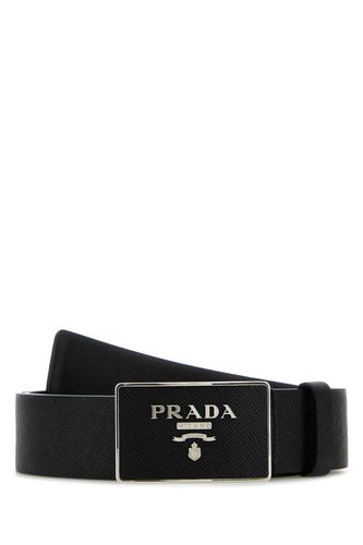 Prada Black Leather Belt - Prada - Modalova