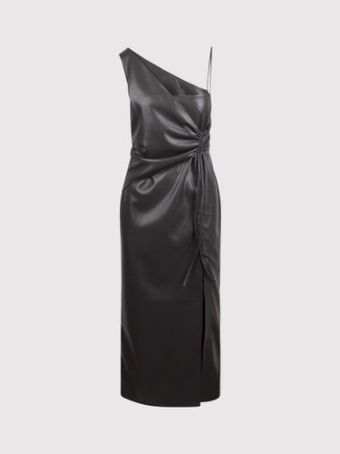 Fenera Asymmetrical Faux Leather Midi Dress - Nanushka - Modalova