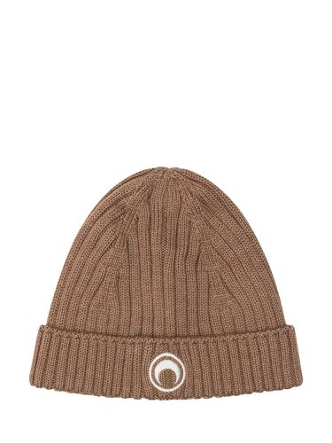 Marine Serre Beanie With Logo - Marine Serre - Modalova