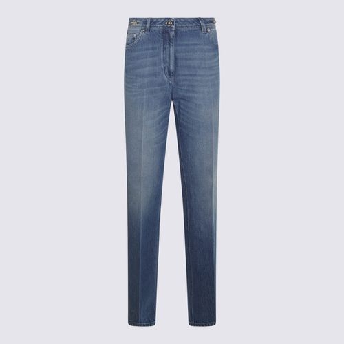 Versace Blue Denim Jeans - Versace - Modalova