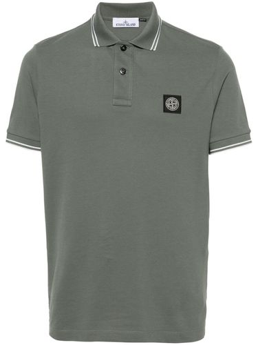 Stone Island Logo Polo - Stone Island - Modalova