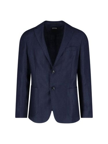 Zegna Single-breasted Blazer - Zegna - Modalova