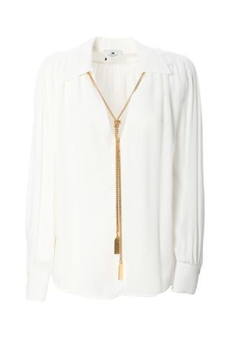 Elisabetta Franchi Shirts Ivory - Elisabetta Franchi - Modalova