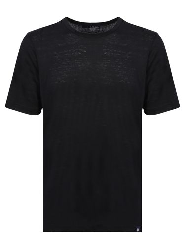 Lardini Linen Black T-shirt - Lardini - Modalova