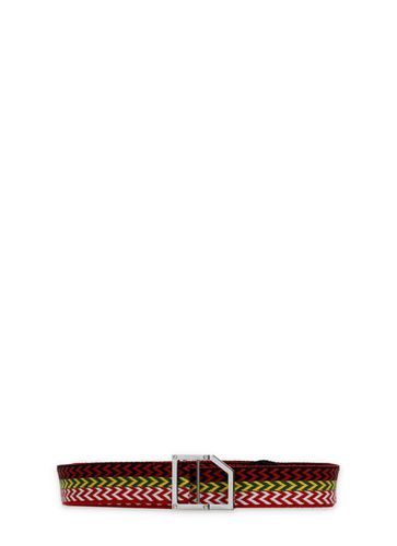 All-over Curb Pattern Buckle Belt - Lanvin - Modalova