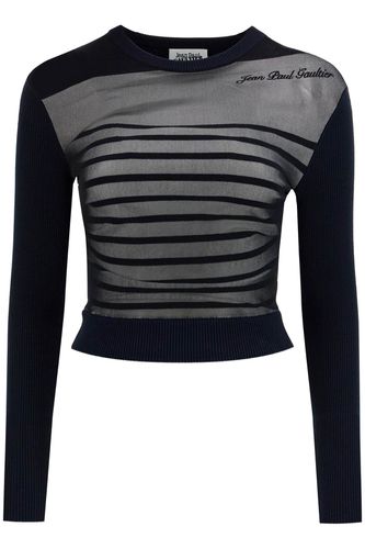 Striped Mesh Sailor Shirt - Jean Paul Gaultier - Modalova