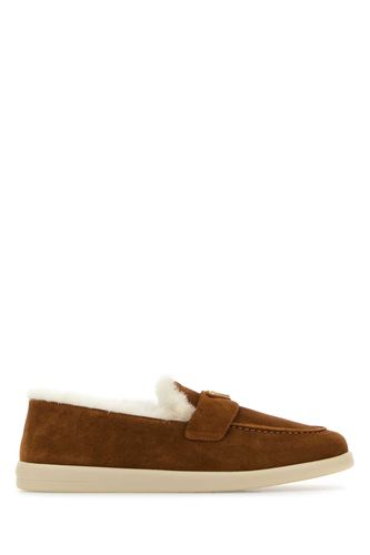 Prada Biscuit Suede Loafers - Prada - Modalova