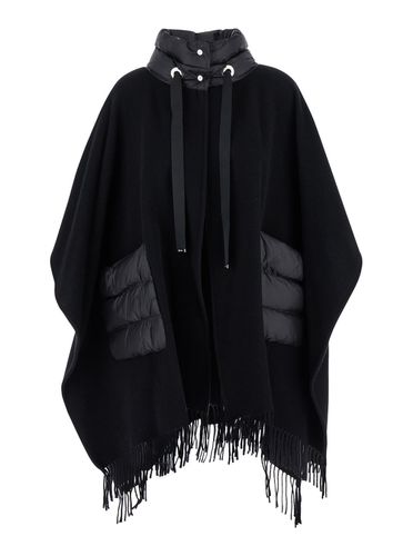 Herno Black Wool Capes - Herno - Modalova