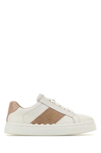 Chloé White Leather Sneakers - Chloé - Modalova