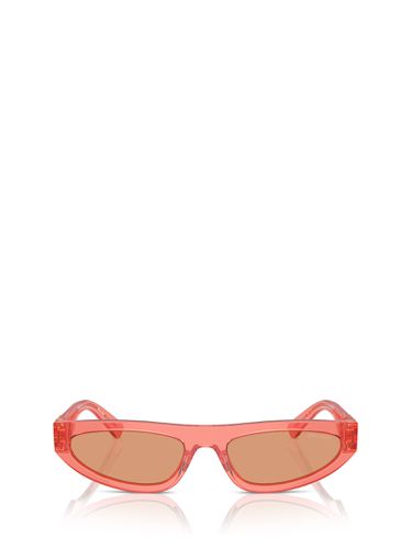 Mu 07zs Tulip Transparent Sunglasses - Miu Miu Eyewear - Modalova