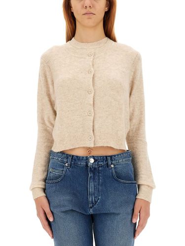 Buttoned Straight Hem Knitted Cardigan - Marant Étoile - Modalova