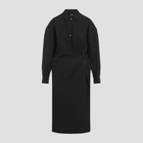 Straight Collar Twisted Dress - Lemaire - Modalova