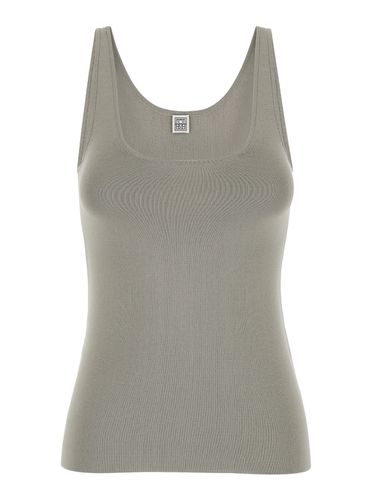 U Neck Tank Top In Lightweight Knit Woman - Totême - Modalova