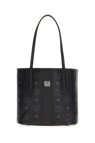 Printed Synthetic Leather Shopping Bag - MCM - Modalova