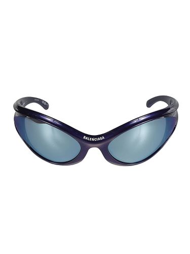 Centre Logo Cat-eye Biker Sunglasses - Balenciaga Eyewear - Modalova