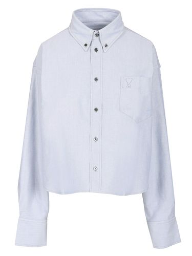 Oversized Cropped Shirt - Ami Alexandre Mattiussi - Modalova