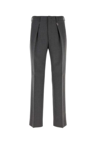Fendi Grey Wool Pant - Fendi - Modalova