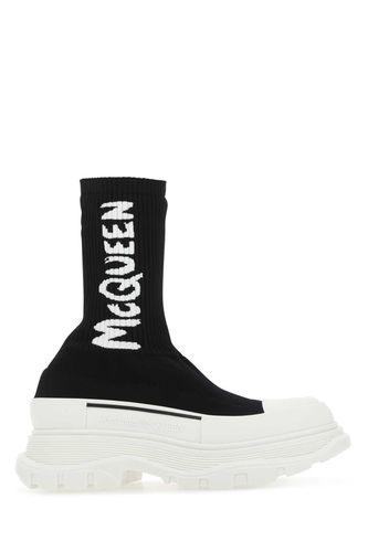 Black Stretch Nylon Tread Slick Sneakers - Alexander McQueen - Modalova